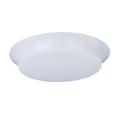 Maxim Lighting Profile EE 1-Light 11.75" Wide White Flush Mount Light 87595WTWT